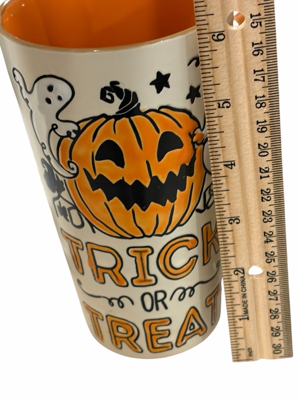 2 Mug Set Halloween Tall Textured Mugs - Picture 8 of 10